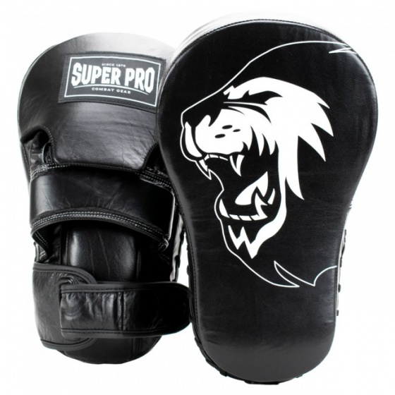 pad oblong hand pads martial arts black/white
