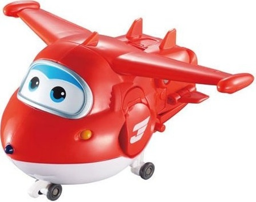 Super Wings hracie figúrky Scan 'Talk Flyer Jett 14 cm červená