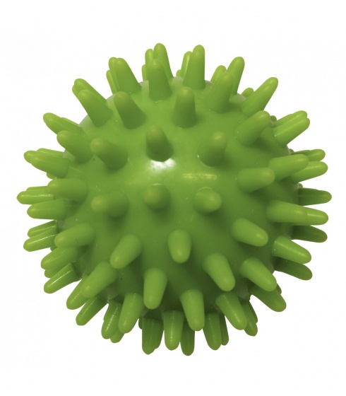 massage ball 7 cm green in a box