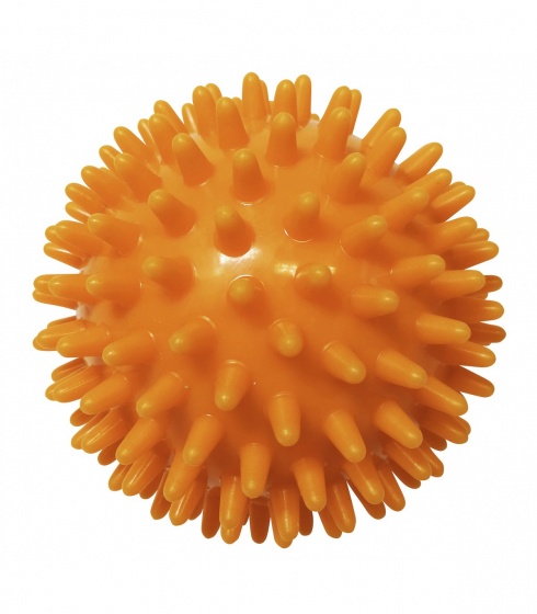 massage ball 8 cm orange in box