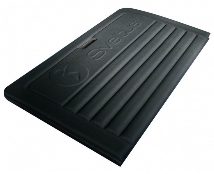 foldable mat polyester/foam black 190 x 90 cm