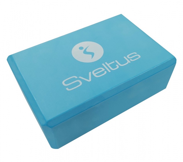 yoga block blue 22.5 x 15 x 7.5 cm