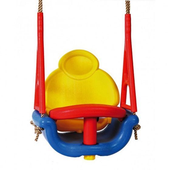 Swing King babyschommelzitje verstelbaar 38 x 24 cm multicolor