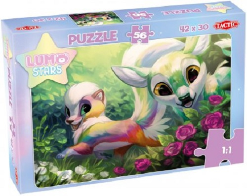 Tactic legpuzzel lumo stars fantasie 42 x 30 cm 56 stukjes