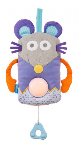 Taf Toys hudobná skrinka Muiswith nočné svetlo junior 42 cm viacfarebná