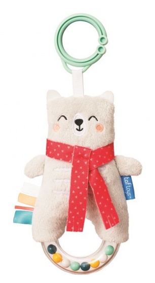 Taf Toys rammelaar Paul de Beer junior 13 cm beige Taf Toys rammelaar Paul de Beer junior 13 cm beige