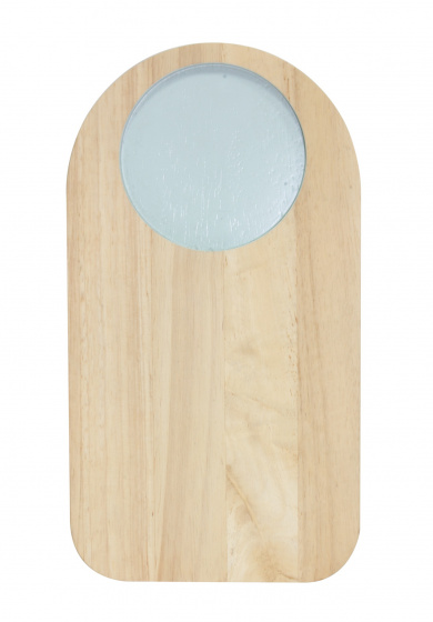 Tak Design doska na krájanie Sade 27,2 x 15 cm drevo natural/akva