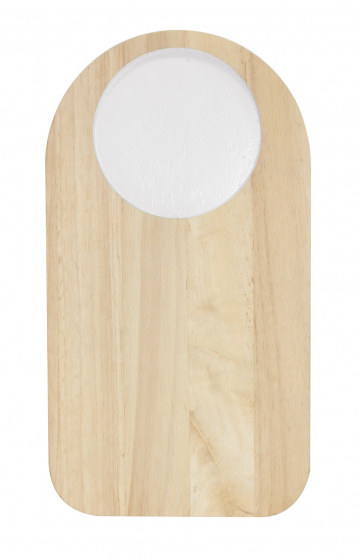 Tak Design doska na krájanie Sade 27,2 x 15 cm drevo prírodná/biela