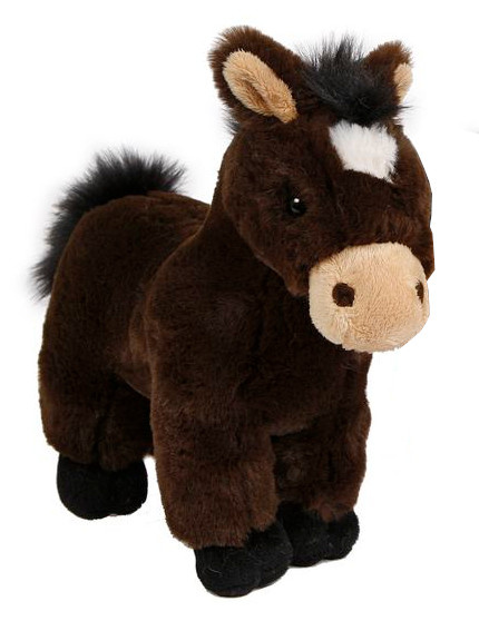 Take Me Home cuddly toy horse junior 24 cm plush dark brown