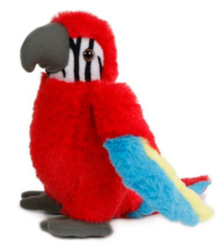Take Me Home plyšový papagáj junior 23 cm plyš červený
