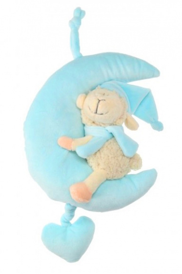 Take Me Home hracia skrinka junior 36 cm plyšová modrá