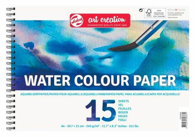 Talens skicár Art Creation A4 240 gr papier prázdny 15 listov