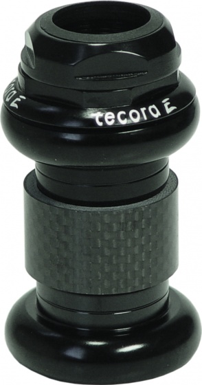 Tecora balhoofdstel ec30/26 met draad 1 inch aluminium zwart