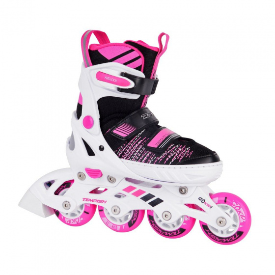 rollerblades Gokid girls pink/black/white size 33-36