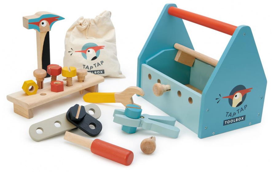 tool box Tap 23 cm wood 22-piece