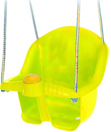 Tender Toys detská hojdačka s povlakom 30 cm žltá