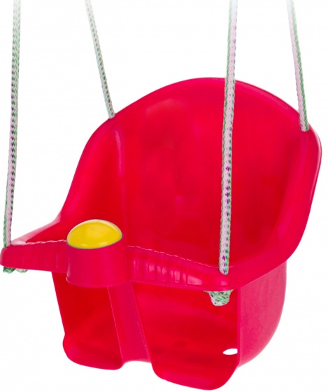 Tender Toys detská hojdačka s povlakom 30 cm červená