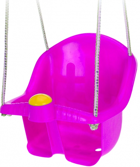 Tender Toys detská hojdačka s povlakom 30 cm ružová
