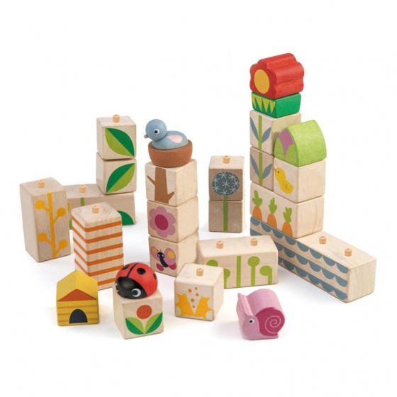 blocks Garden wood junior 12 x 3 x 3,6 cm