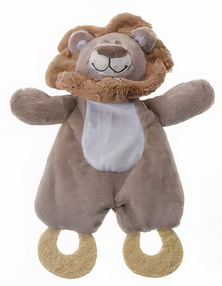 cuddly toy Lion junior 25 cm plush brown