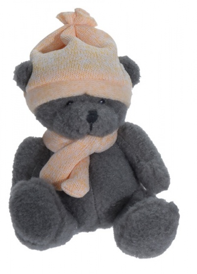 teddy bear orange 17 cm