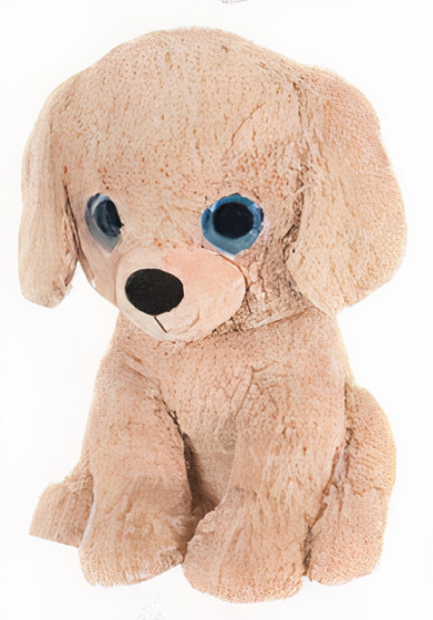 Tender Toys plyšový psík junior 60 cm hnedý