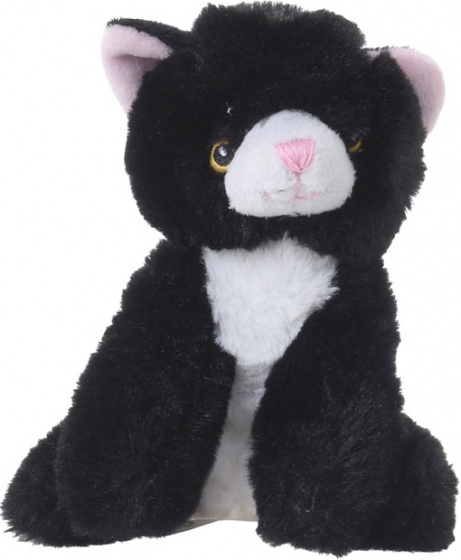 cuddly cat 14 cm black
