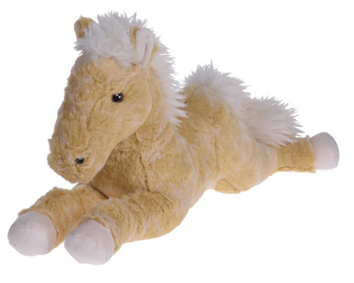 Tender Toys plyšový koník blond 30 cm