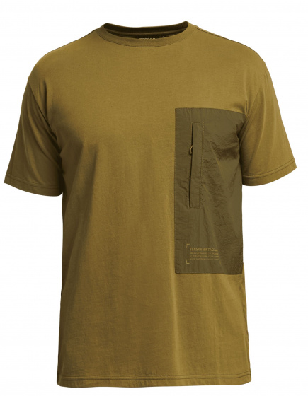 T-shirt Togo mens cotton olivegreen size S
