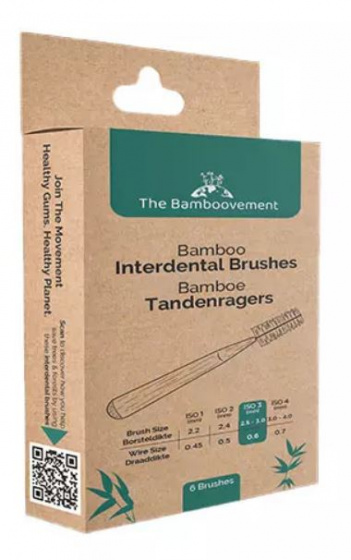 The Bamboovement špáradlá 0,6 mm bambus prírodný 6 kusov