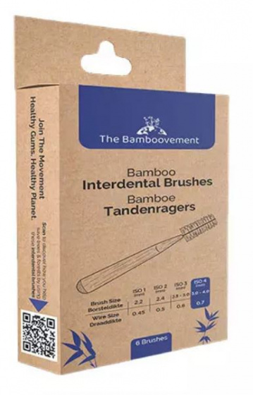 The Bamboovement špáradlá 0,7 mm bambus prírodný 6 kusov