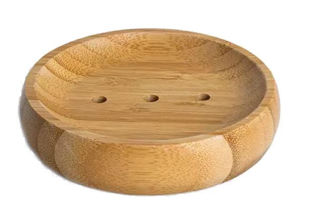 The Bamboovement miska na mydlo okrúhla 9,5 cm bambus prírodný