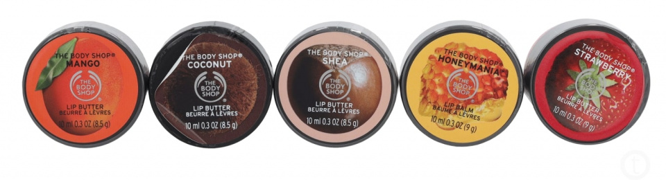 The Body Shop Sada balzamov na pery Born Lippy ladies 10 ml 5-dielna