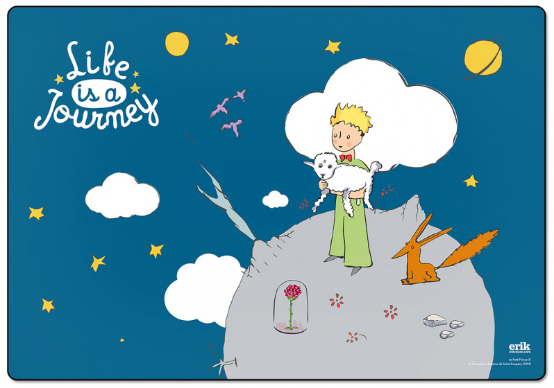The Little Prince podložka na stôl 34,5 x 49,5 cm PVC modrá