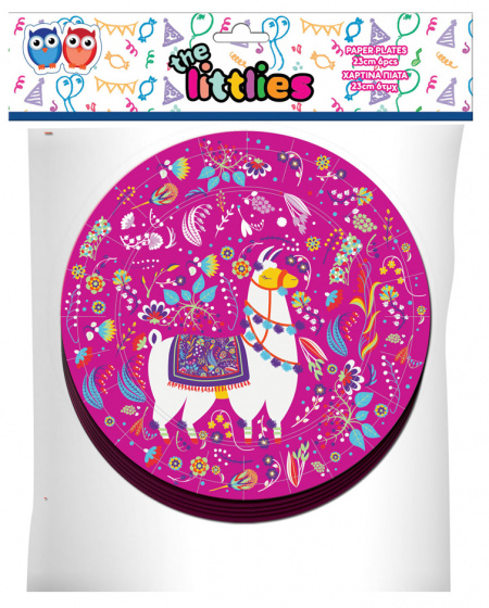 The Littlies taniere lama junior 23 cm papier 6 kusov