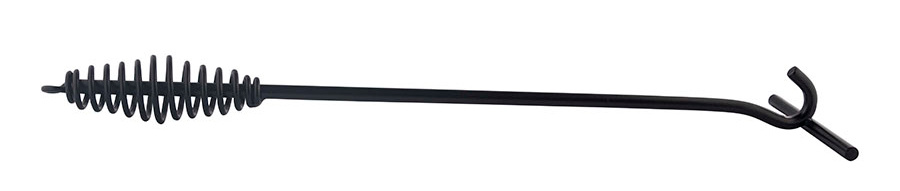 Veterný mlyn zdvihák veka 43 cm oceľ 285 gramov čierna