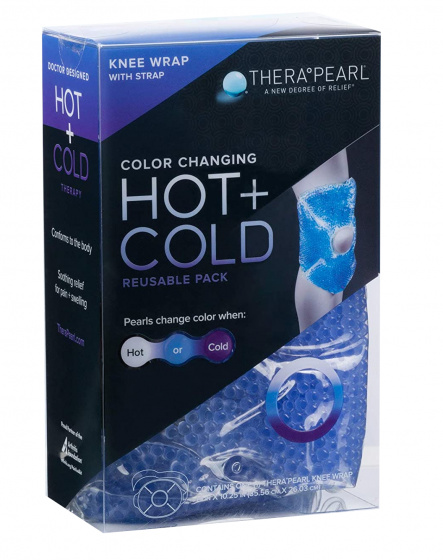 hot/cool pack knee gel blue one-size