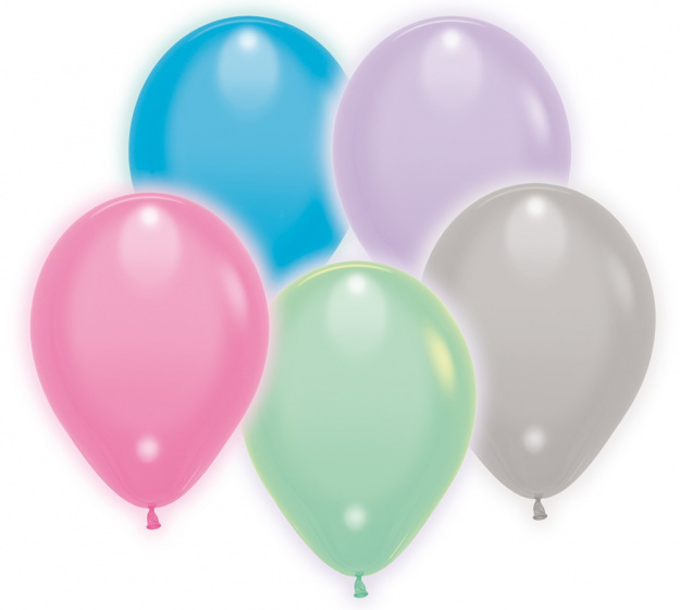 tib balón vedený 23 cm latex 5 kusov