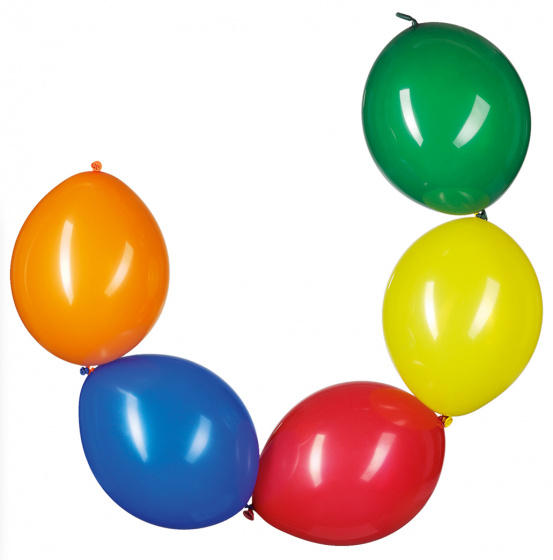 tib balóniková girlanda 25 cm latex 6 kusov