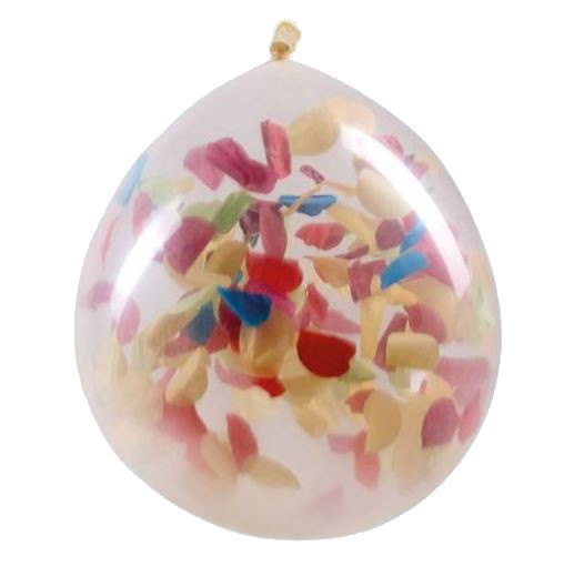 tib balónik konfety 28 cm latex 9 kusov