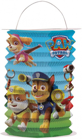 tib lampión Paw Patrol 25 x 15 cm papier modrý/zelený