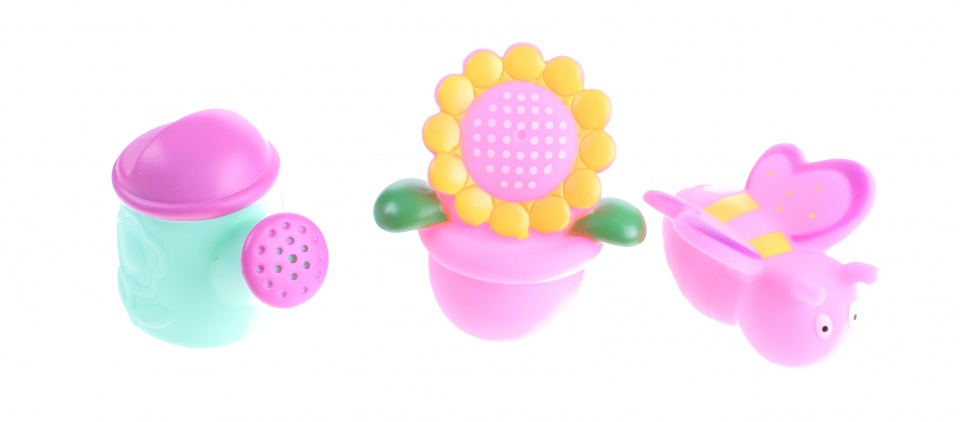 bath toys 3-part garden