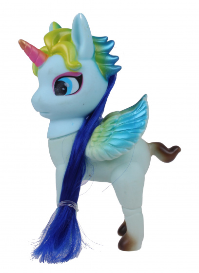 Toi-Toys jednorožec junior 13 cm modrý