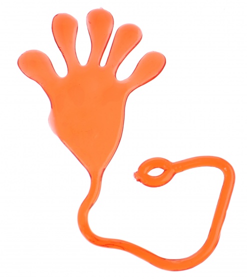 sticky sticky hand 10 cm red