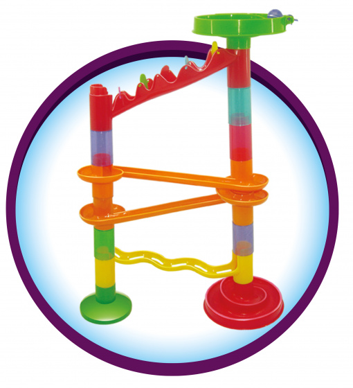 Toi-Toys Toi toys knikkerbaan marble run iv junior 21 delig