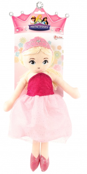 cuddly doll princess pink 38 cm