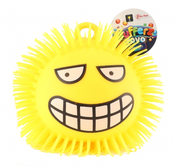 Toi-Toys puffer ball emoji šťastná žltá 15 cm