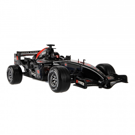 Toi-Toys Toi toys raceauto met coureur jongens zwart/rood