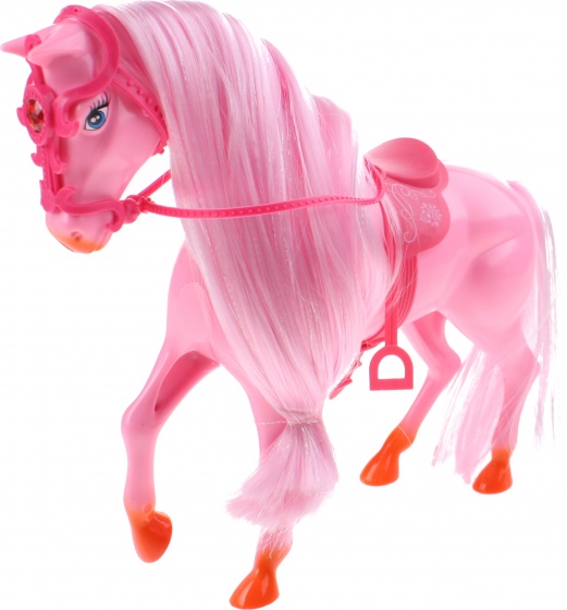 Toi-Toys Sofie koník s kefou 25 cm ružový