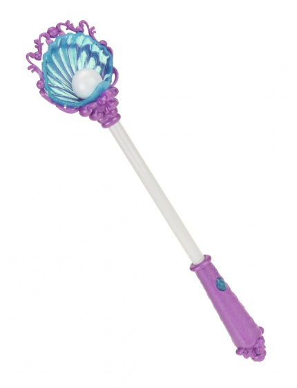Toi-Toys čarovný prútik Mušľa morských panien so svetlou 36 cm fialovou